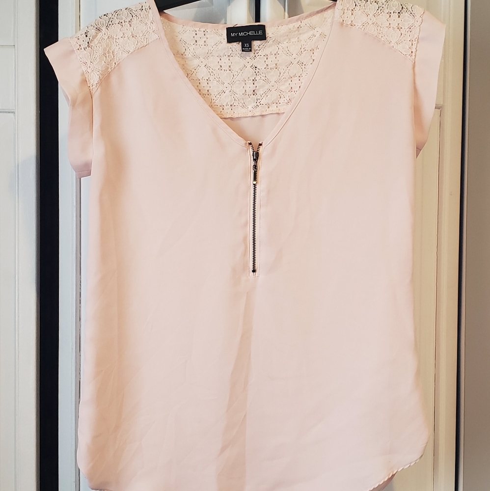 Light pink blouse